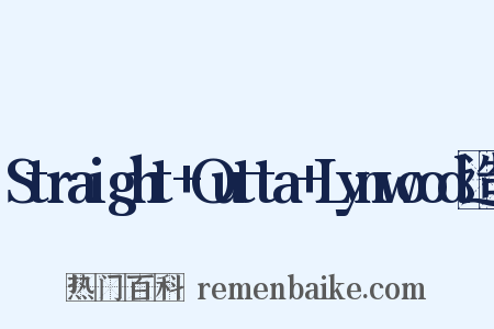 Straight+Outta+Lynwood造句是什么意思的图片